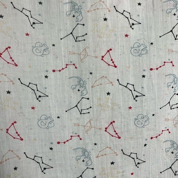 ModCloth Zodiac Sign Button Down Lightweight Novelty Print Shirt Size XS - Picture 3 of 16